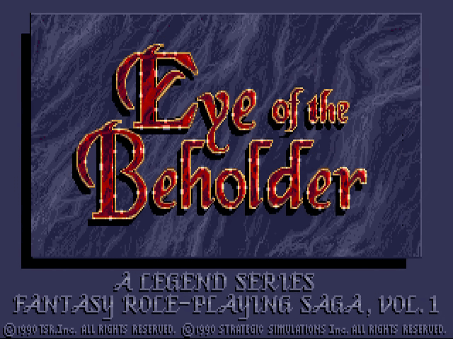 Eye of the Beholder screenshot 3 for Amiga